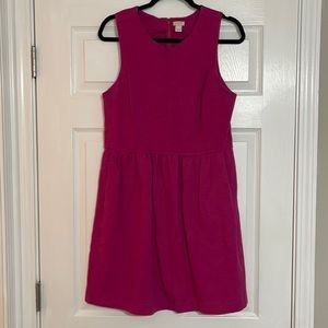 Pink Raspberry J Crew Daybreak dress with pockets
